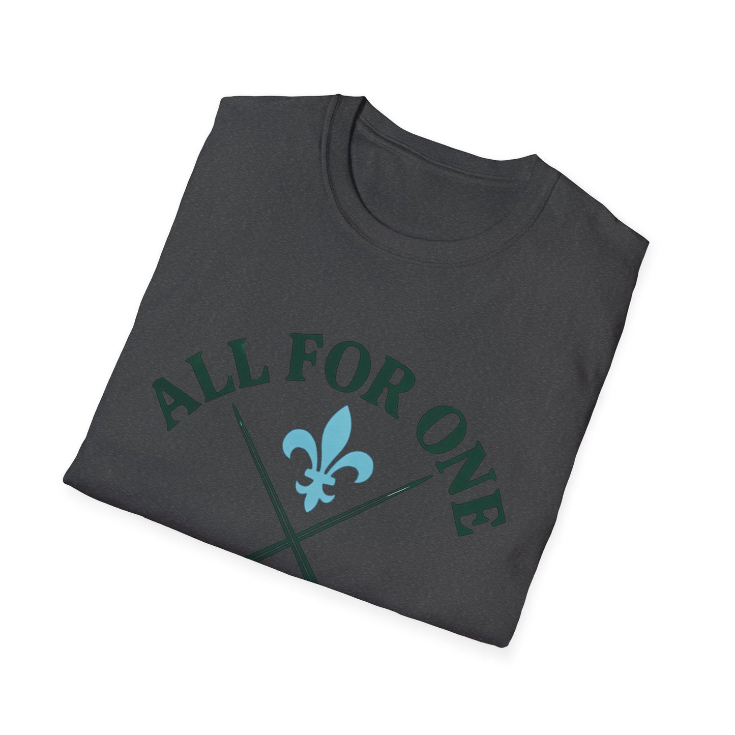 Unisex Graphic Tee - 'All For One, One For All' - Great for Team Events, Gifts, or Casual Wear