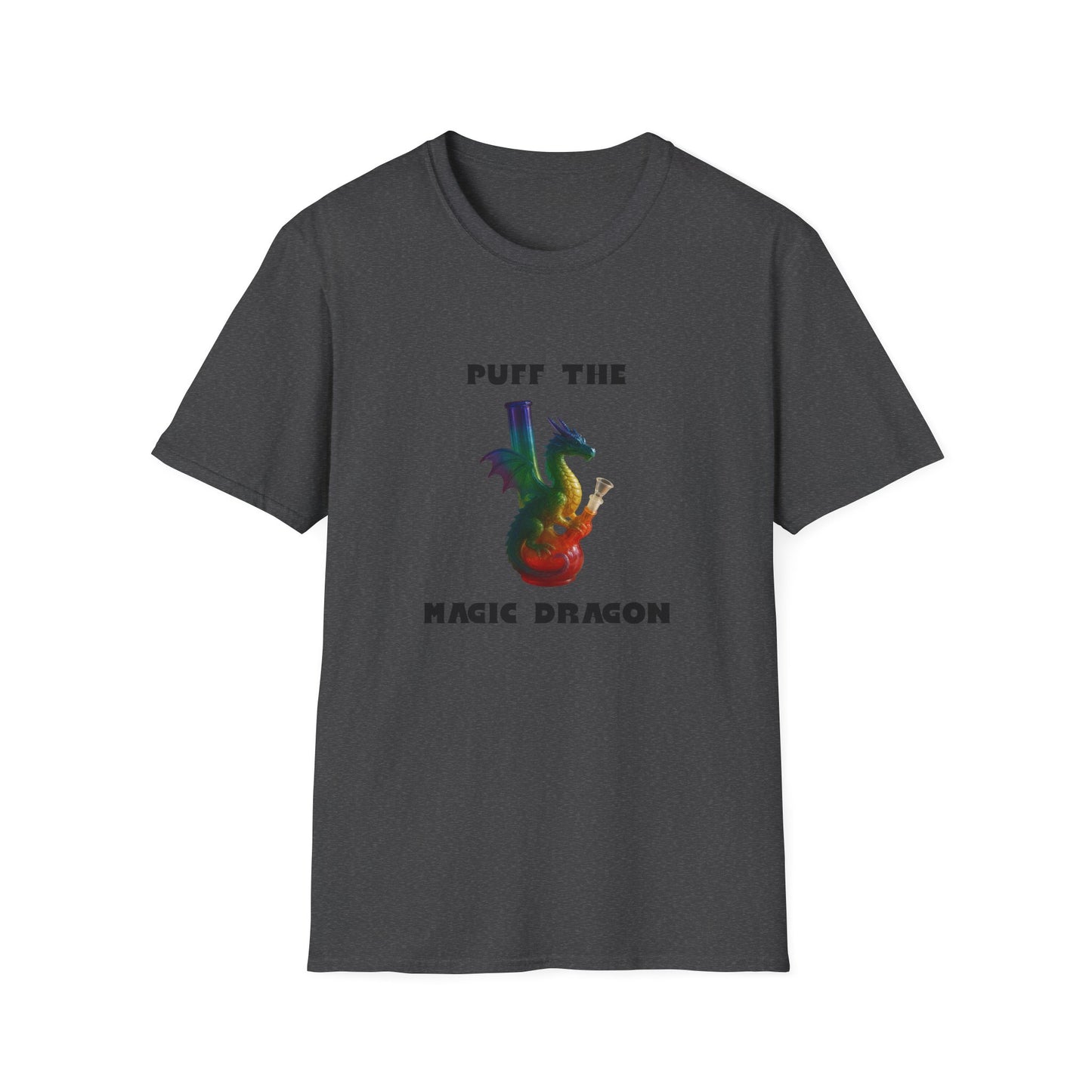 Magic Dragon T-Shirt, Unisex Graphic Tee, Softstyle Shirt, Vintage Music Apparel, Magical Gift, Festival Clothing
