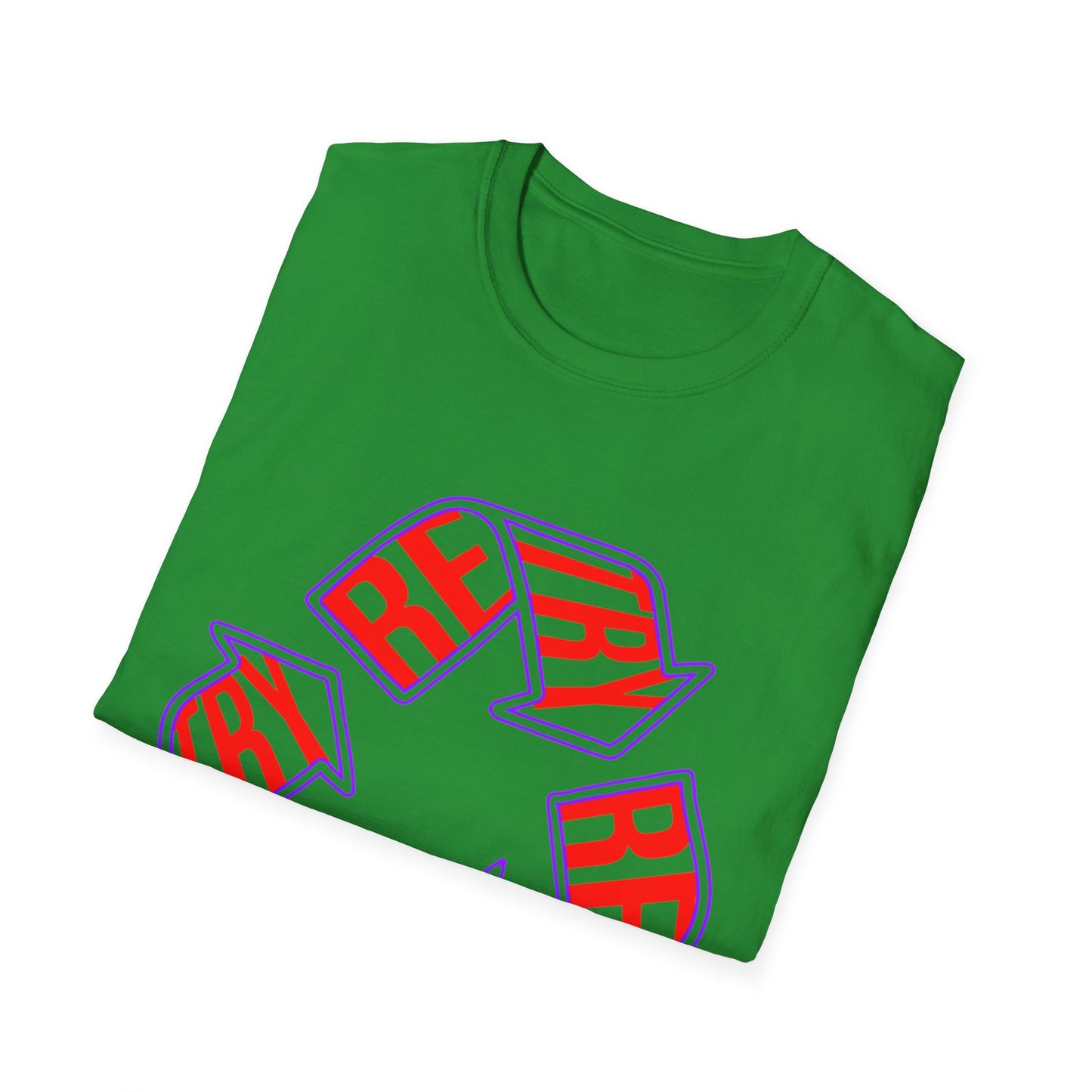 Recycled Vibes Unisex T-Shirt, Eco-Friendly Tee, Casual Wear, Gift for Eco-Conscious, Sustainable Fashion, Everyday Staple