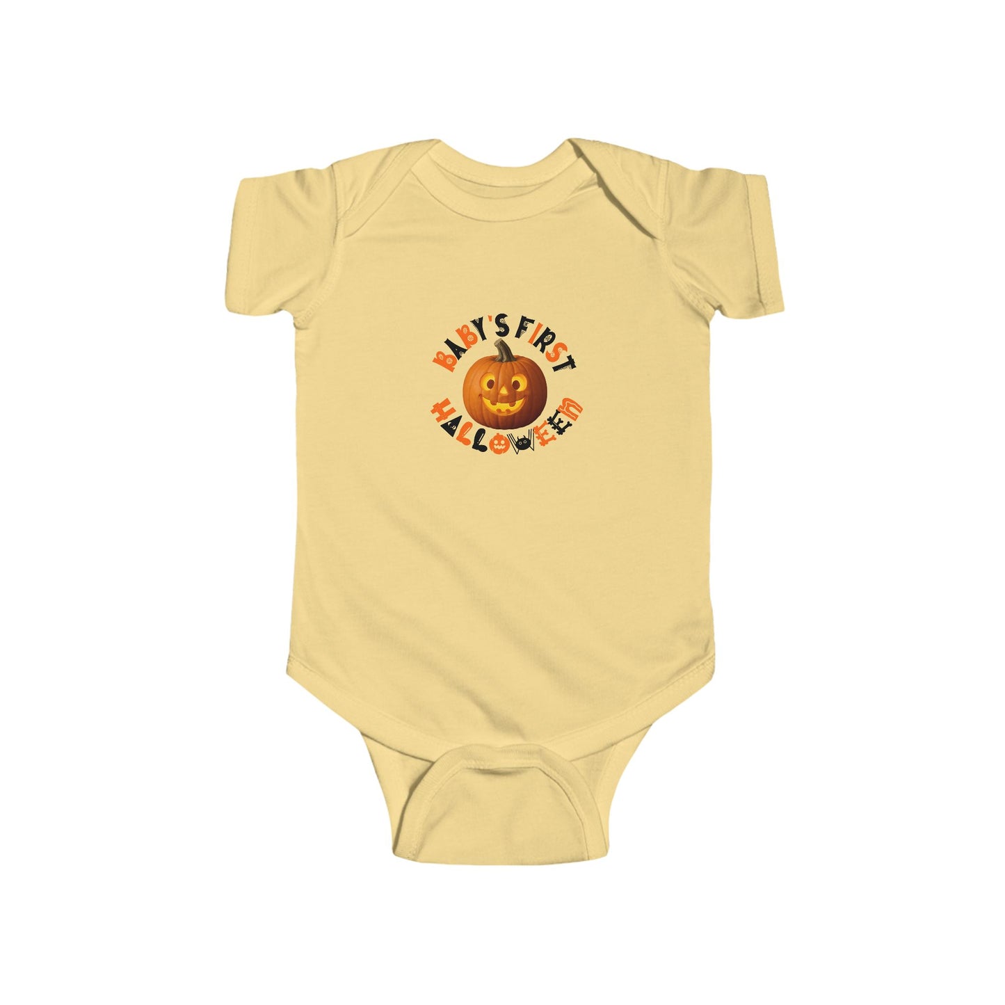 Baby's First Halloween Bodysuit, Infant Costume, Cute Baby Outfit, Halloween Gift, Pumpkin Baby Bodysuit, Baby Shower Gift