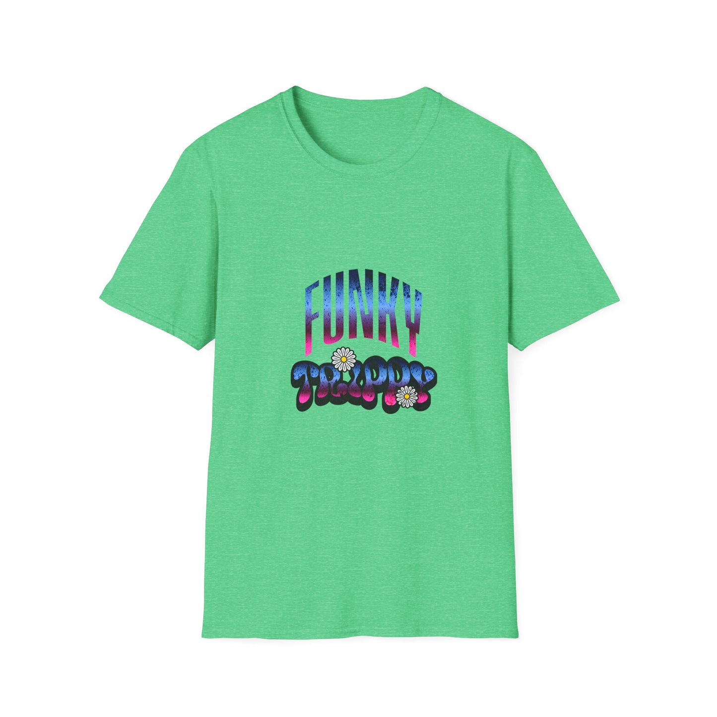 Funky Happy Unisex T-Shirt – Perfect for Festivals, Gifts & Everyday Wear, Vivid Graphics, Casual Style, Birthday Celebration