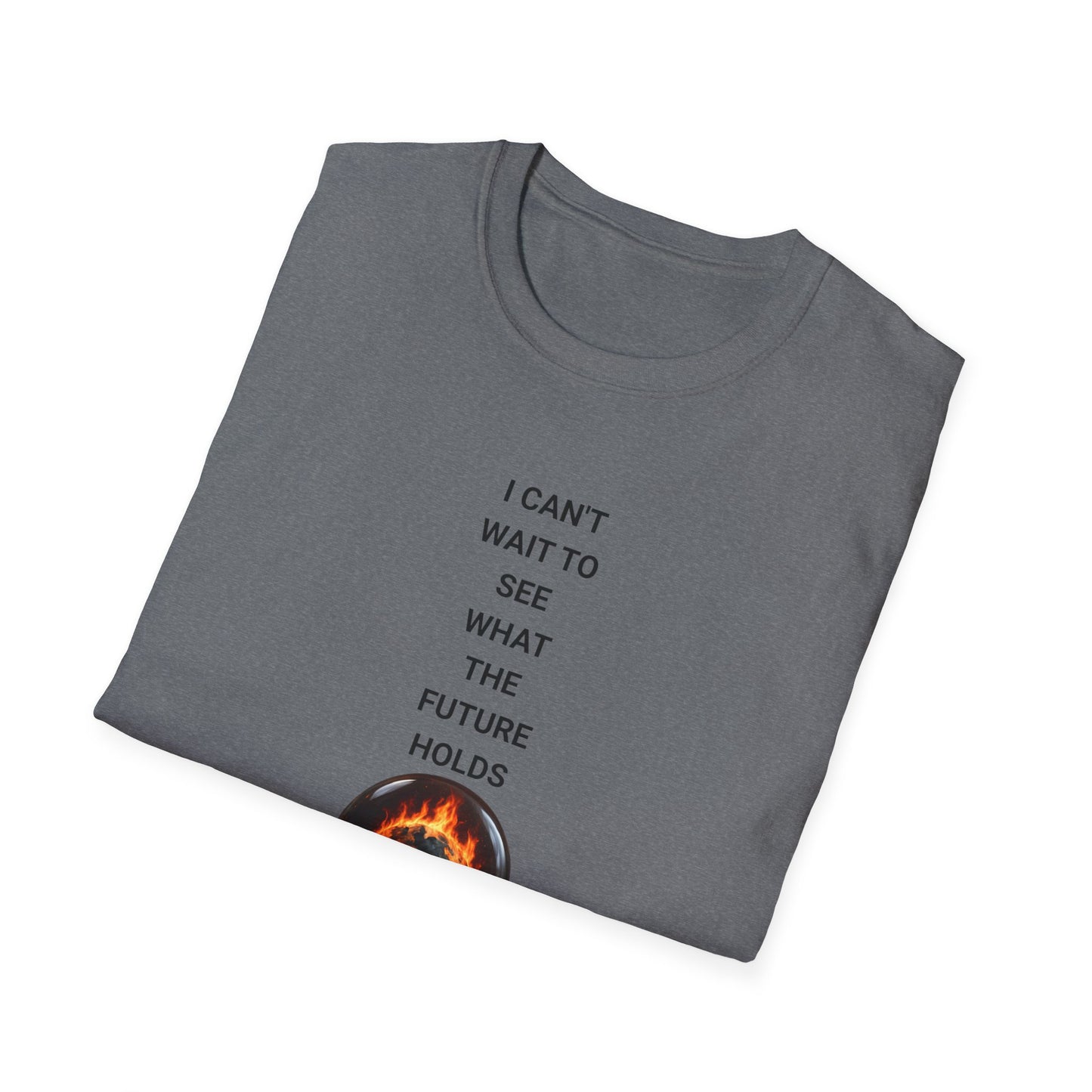 Crystal Ball Future T-Shirt, Psychic Gift, Astrology Apparel, Spiritual Tee, Carnivals & Festivals Occasional Wear