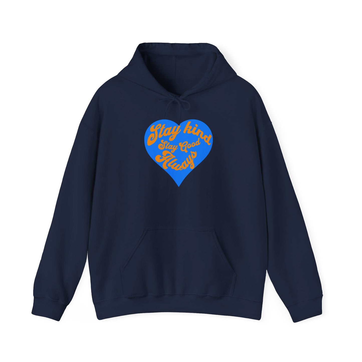 Stay Kind Heart Hoodie - Cozy Unisex Sweatshirt, Ideal for Gifts, Casual Wear, Everyday Comfort, Fall Fashion, Motivation