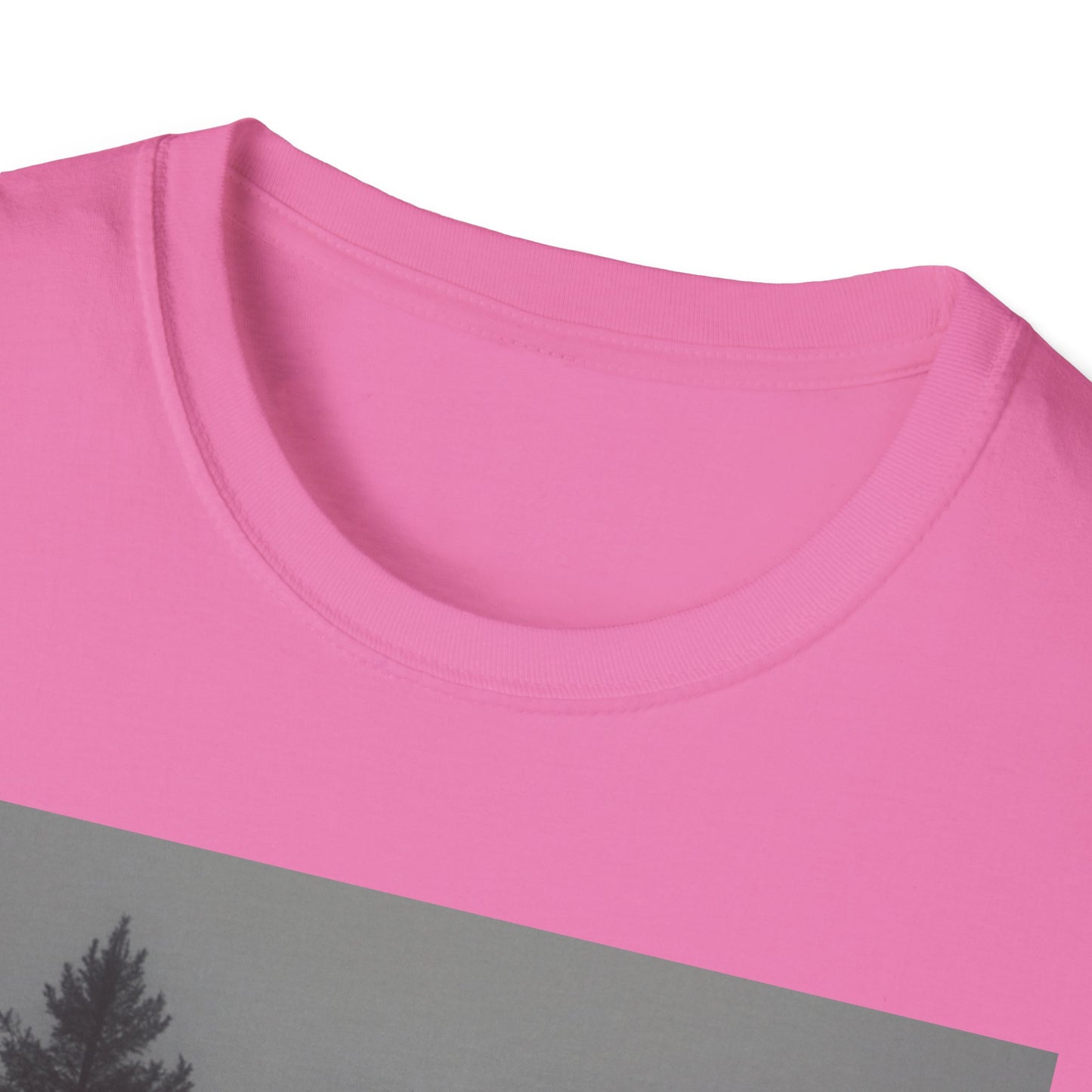 Mystical Forest T-Shirt | Unisex Softstyle Tee for Nature Lovers, Outdoor Adventures, Casual Wear, Gifts for Him & Her