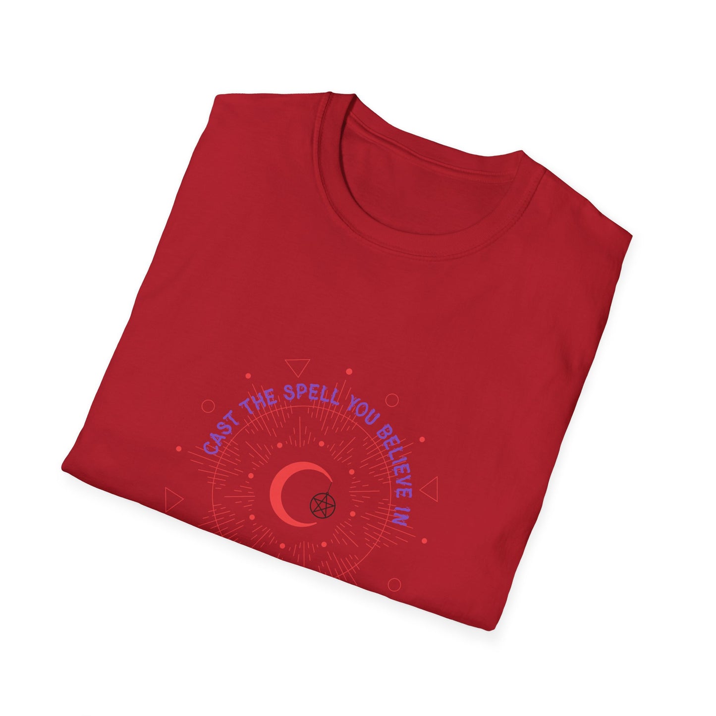 Magical Moon Phase T-Shirt | Unisex Softstyle Tee, Astrology Gift, Spiritual Apparel, Celestial Shirt, Empowering Gift for Her