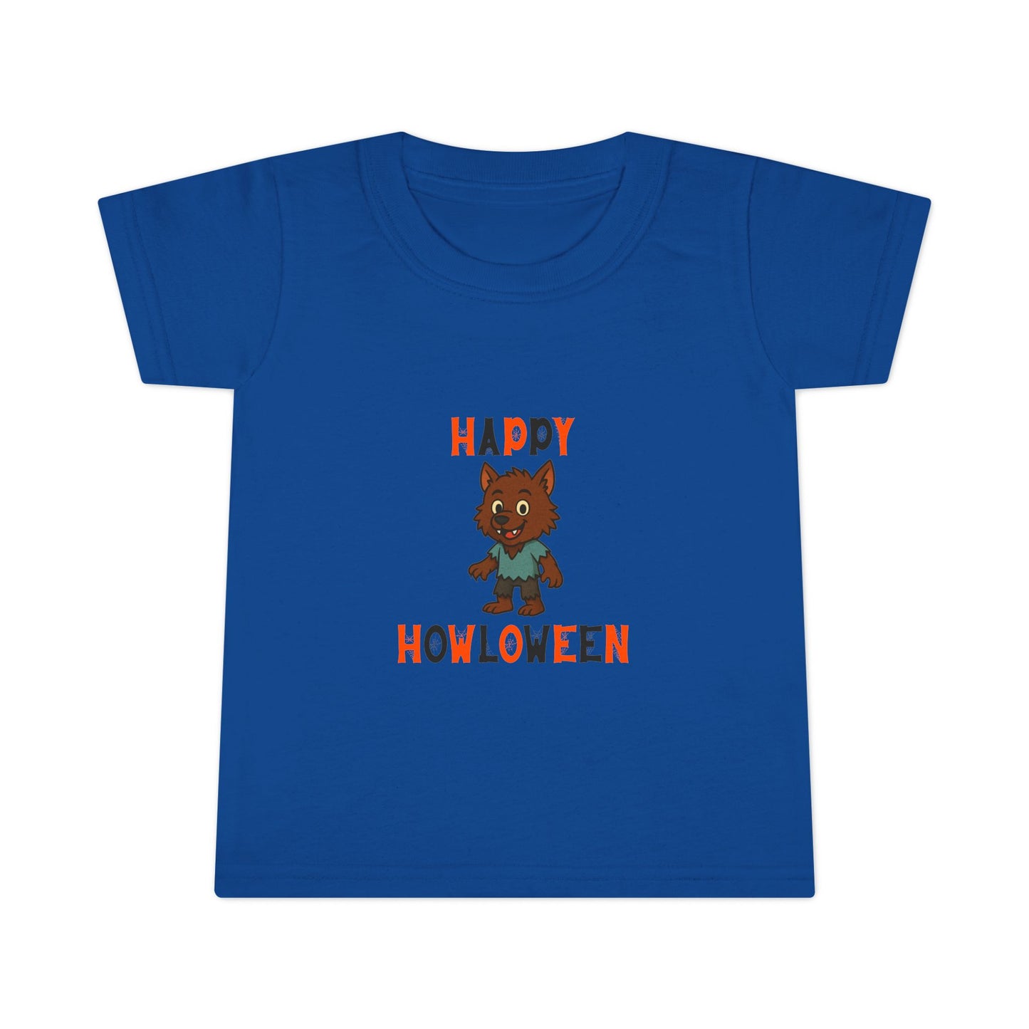 Toddler Halloween T-Shirt, Happy Howloween Kids Tee, Cute Halloween Shirt, Baby Wolf Costume Tee, Toddler Spooky Attire