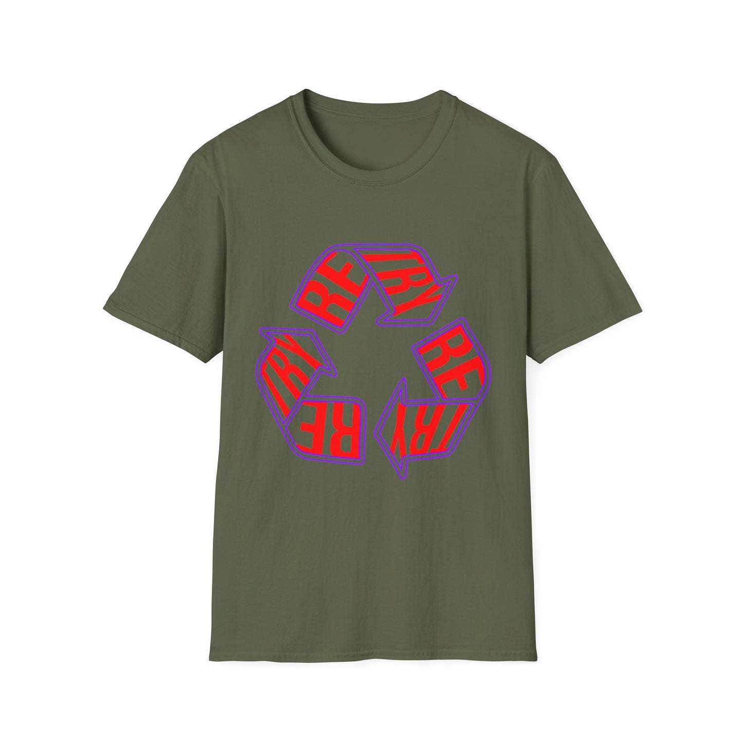 Recycled Vibes Unisex T-Shirt, Eco-Friendly Tee, Casual Wear, Gift for Eco-Conscious, Sustainable Fashion, Everyday Staple
