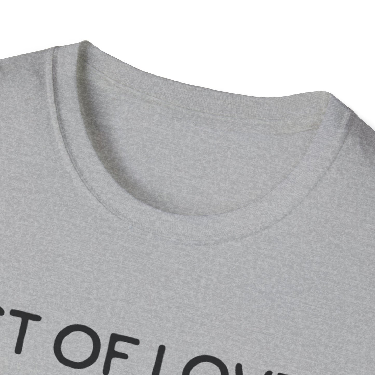 List of Love Unisex T-Shirt, Cute, Adorable, Sexy, Gift for Her, Valentine's Day, Casual Wear, Funny Tees