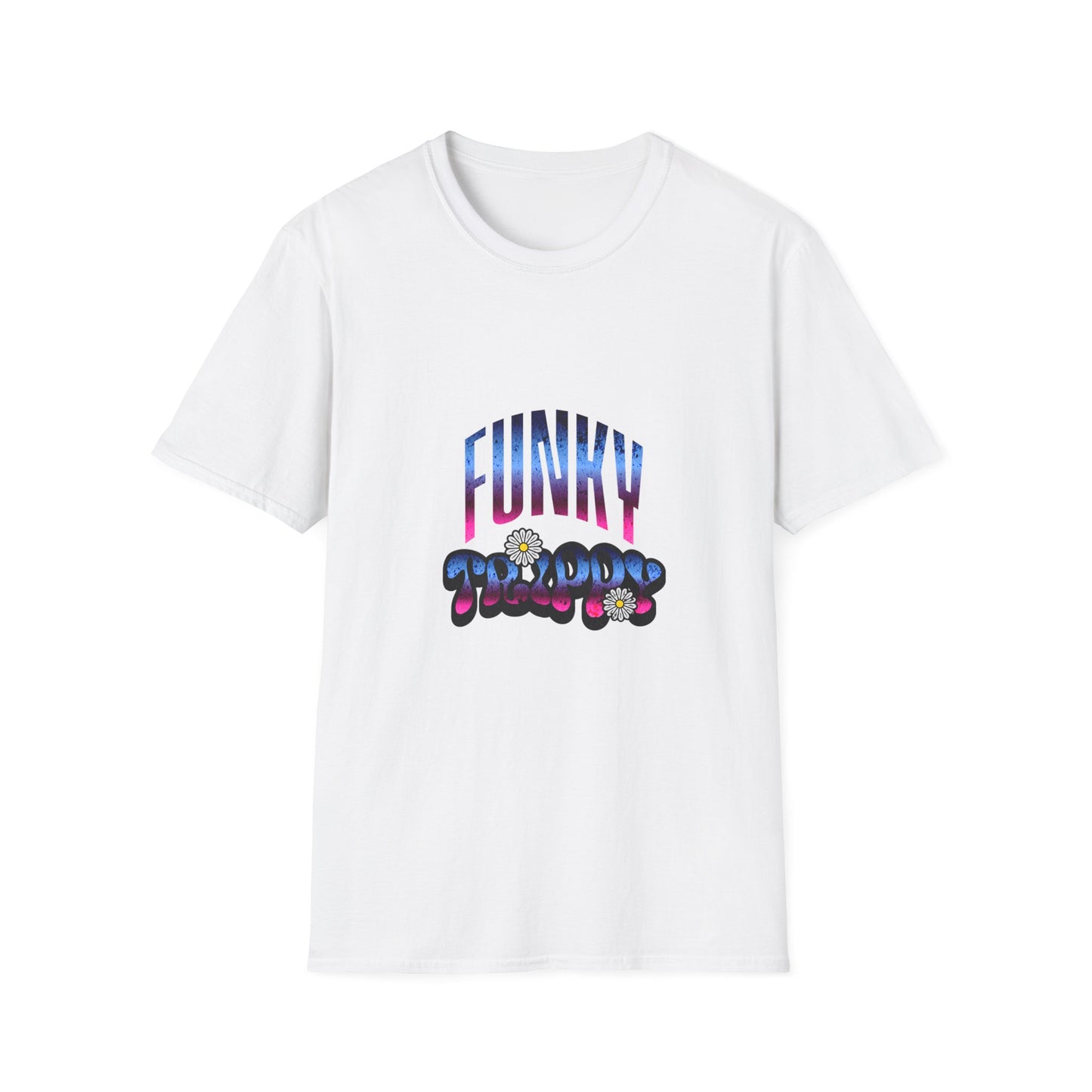 Funky Happy Unisex T-Shirt – Perfect for Festivals, Gifts & Everyday Wear, Vivid Graphics, Casual Style, Birthday Celebration
