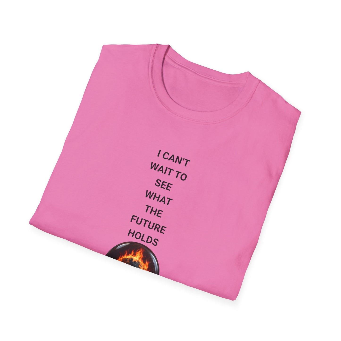 Crystal Ball Future T-Shirt, Psychic Gift, Astrology Apparel, Spiritual Tee, Carnivals & Festivals Occasional Wear