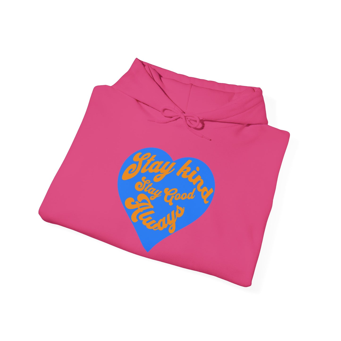 Stay Kind Heart Hoodie - Cozy Unisex Sweatshirt, Ideal for Gifts, Casual Wear, Everyday Comfort, Fall Fashion, Motivation