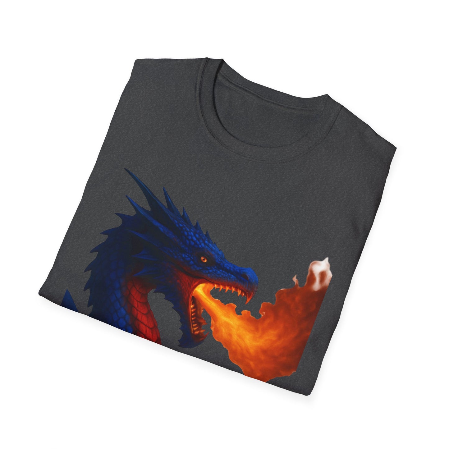 Fantasy Dragon Graphic Tee - Perfect for Gamers, Fantasy Lovers, Birthday Gifts, Casual Wear, Unique Gifts