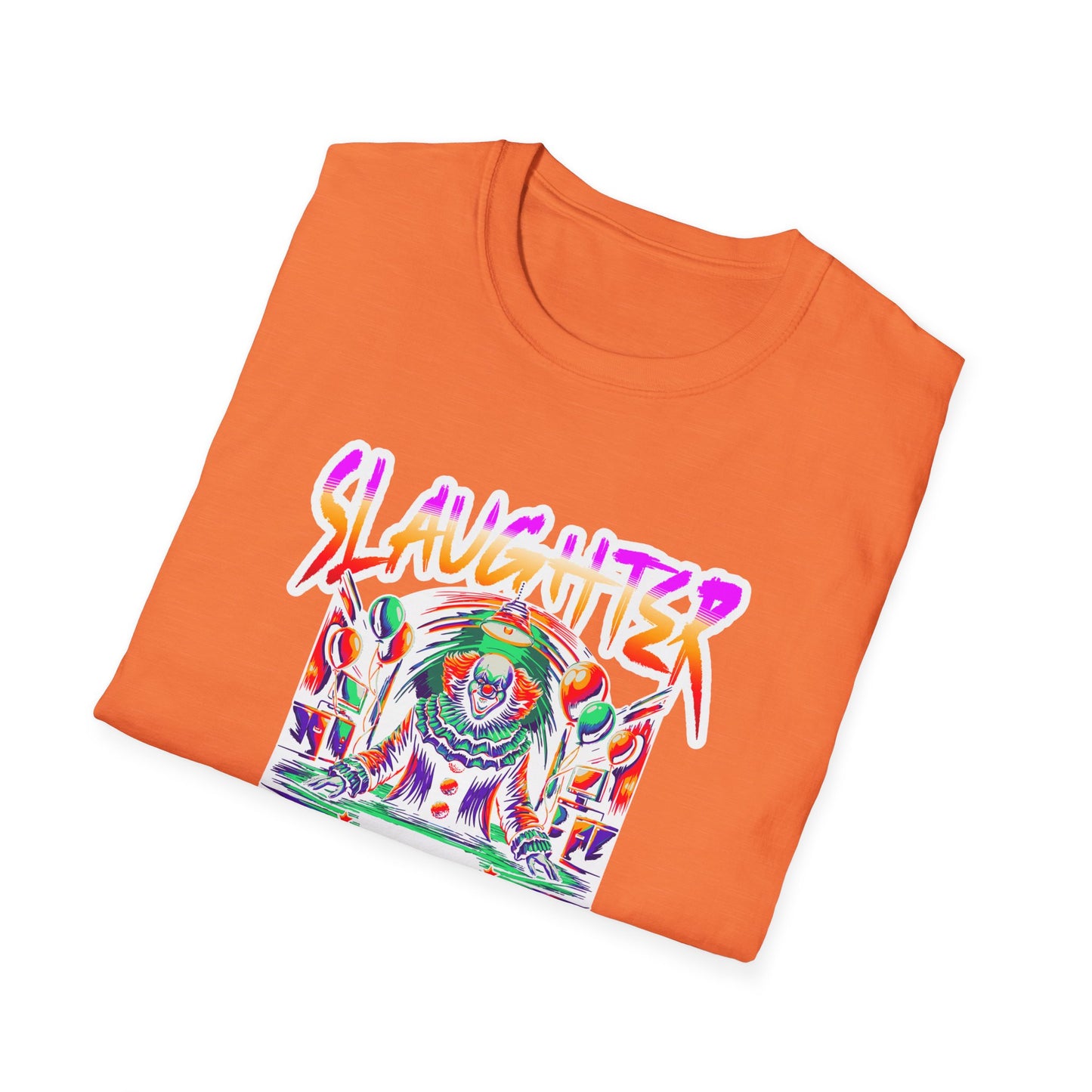 Colorful Graphic Tee - Slaughter Dreams, Unisex T-Shirt for Festivals, Edgy Summer Wear, Unique Gift, Streetwear Fashion