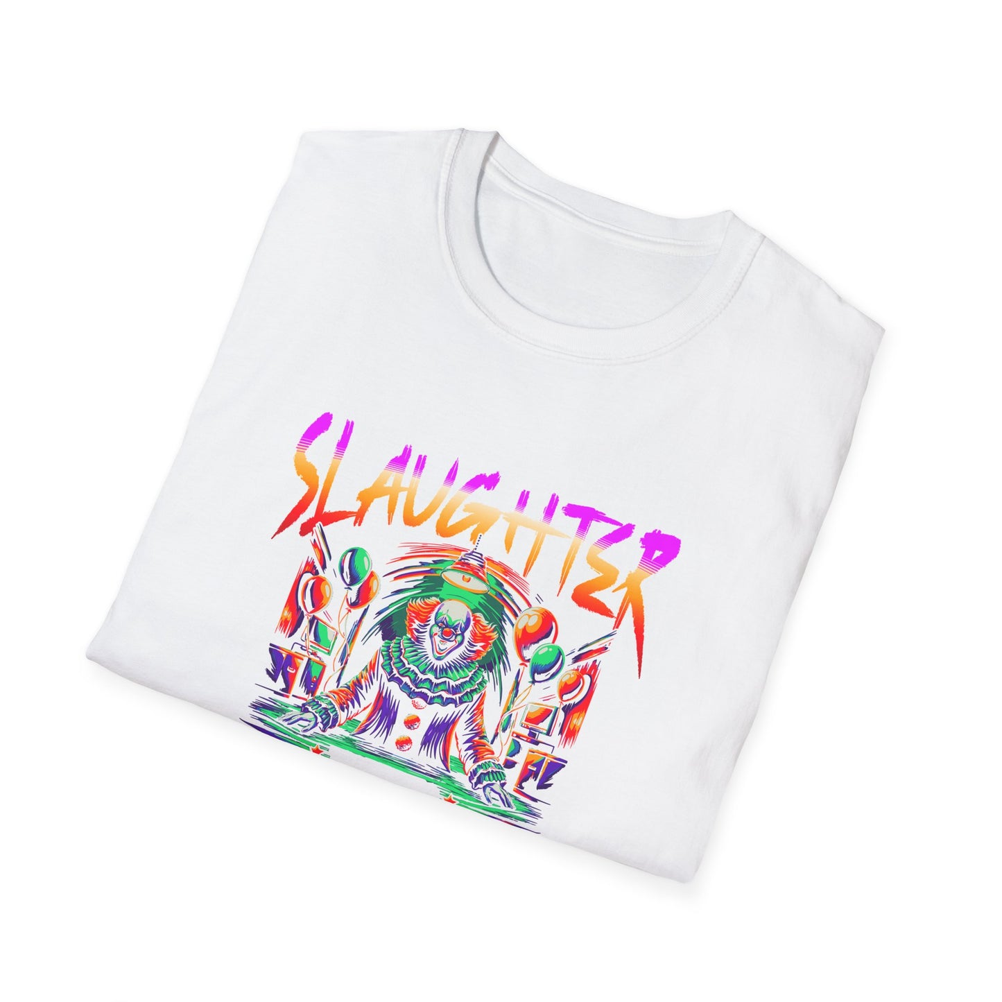Colorful Graphic Tee - Slaughter Dreams, Unisex T-Shirt for Festivals, Edgy Summer Wear, Unique Gift, Streetwear Fashion