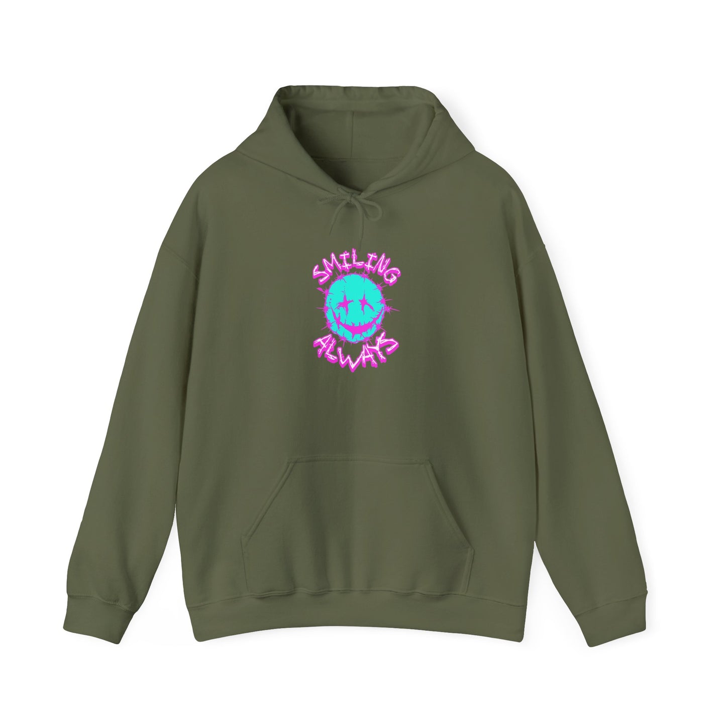 Vibrant Unisex Hoodie for Fun-Loving Souls | Graphic Sweatshirt with Smile Design, Cozy Gift for Men and Women, Casual Wear, Everyday Style