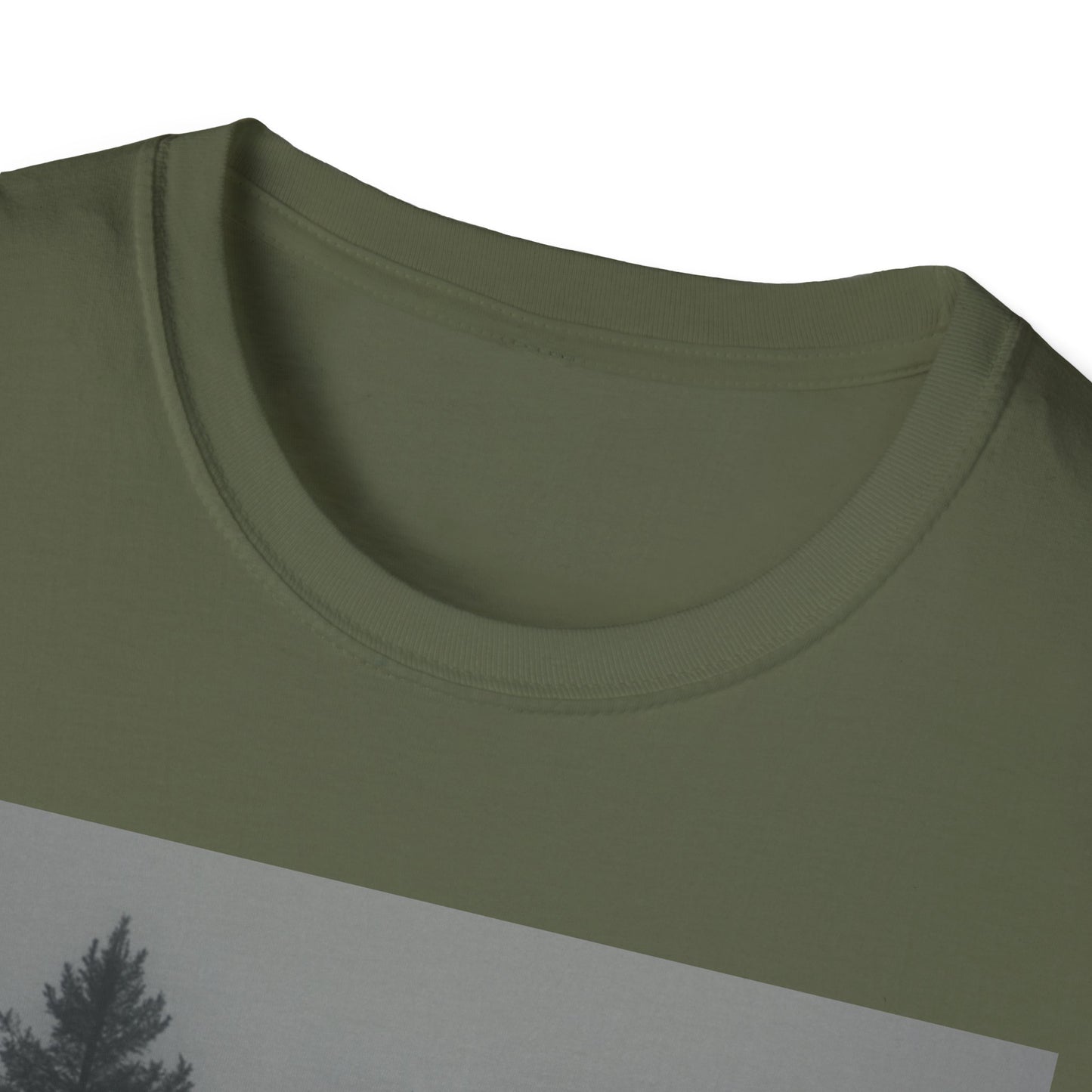 Mystical Forest T-Shirt | Unisex Softstyle Tee for Nature Lovers, Outdoor Adventures, Casual Wear, Gifts for Him & Her