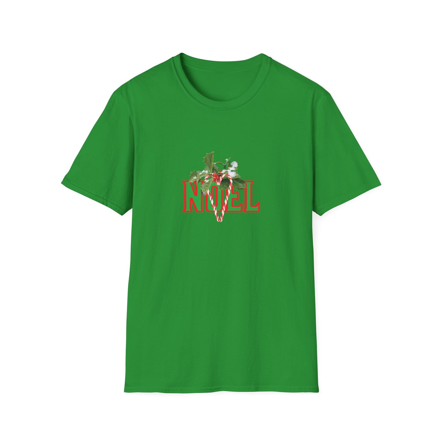 Noel Christmas T-Shirt — Festive Green & Red Holiday Graphic