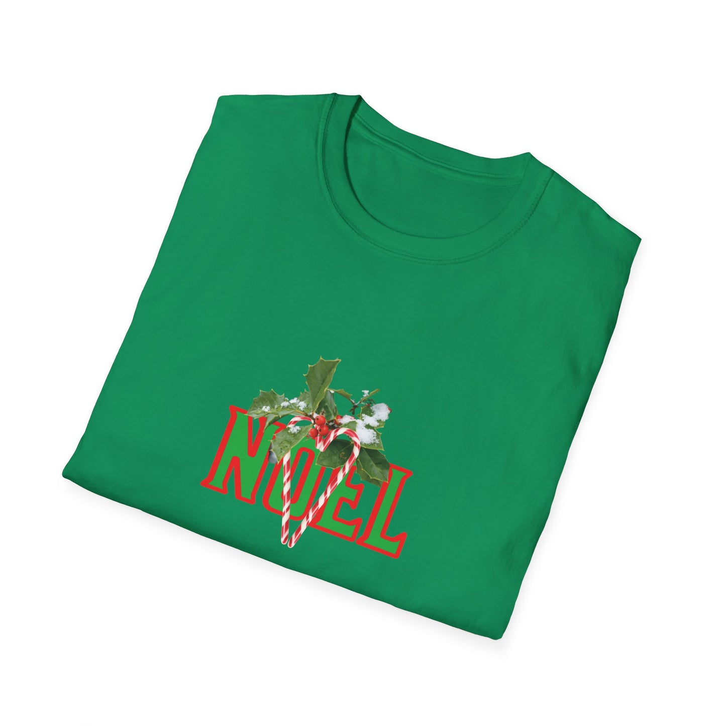 Noel Christmas T-Shirt — Festive Green & Red Holiday Graphic