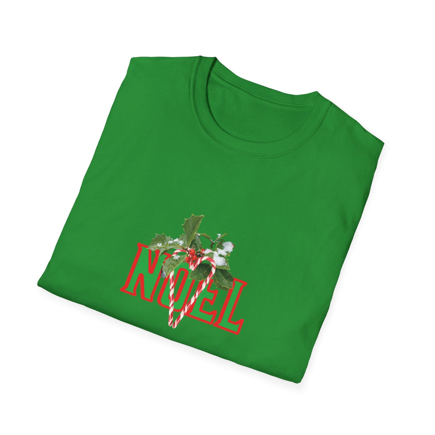 Noel Christmas T-Shirt — Festive Green & Red Holiday Graphic