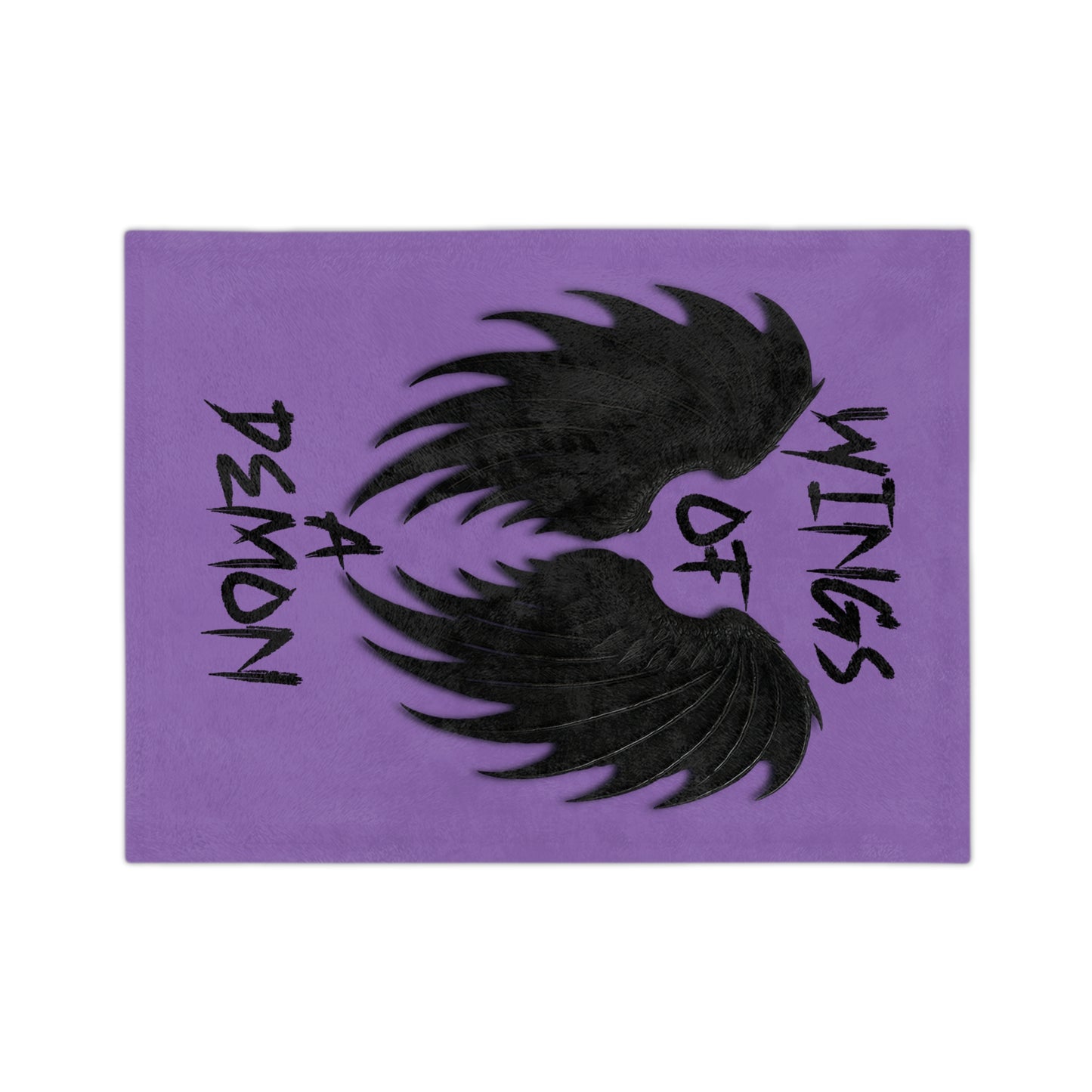 Demon Wings Blanket | Cozy Velveteen Microfiber Throw for Horror Lovers, Perfect for Halloween, Home Decor, Gift Idea, Soft Plush Blanket