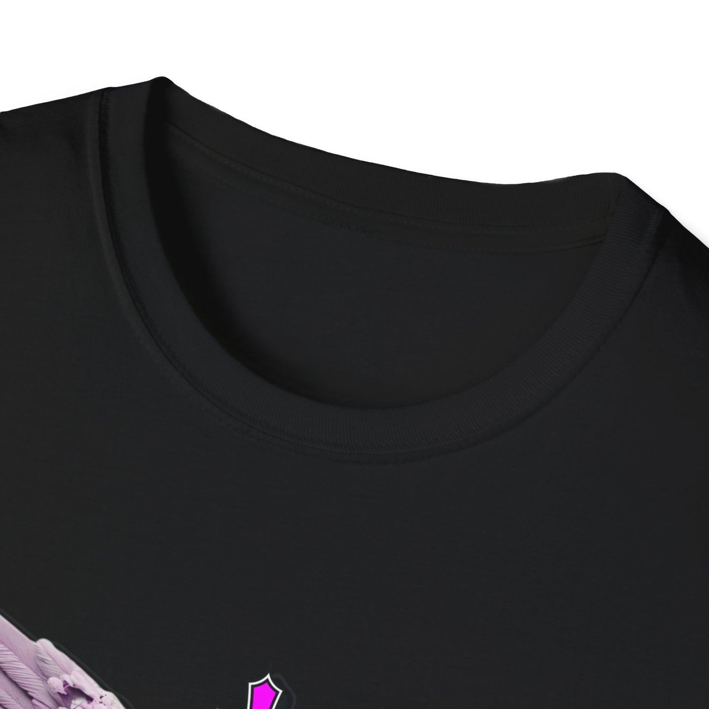 Angel Graphic Unisex Softstyle T-Shirt, Spiritual Tee, Casual Wear, Faith-Based Gift, Everyday Style, Unique Fashion Statement