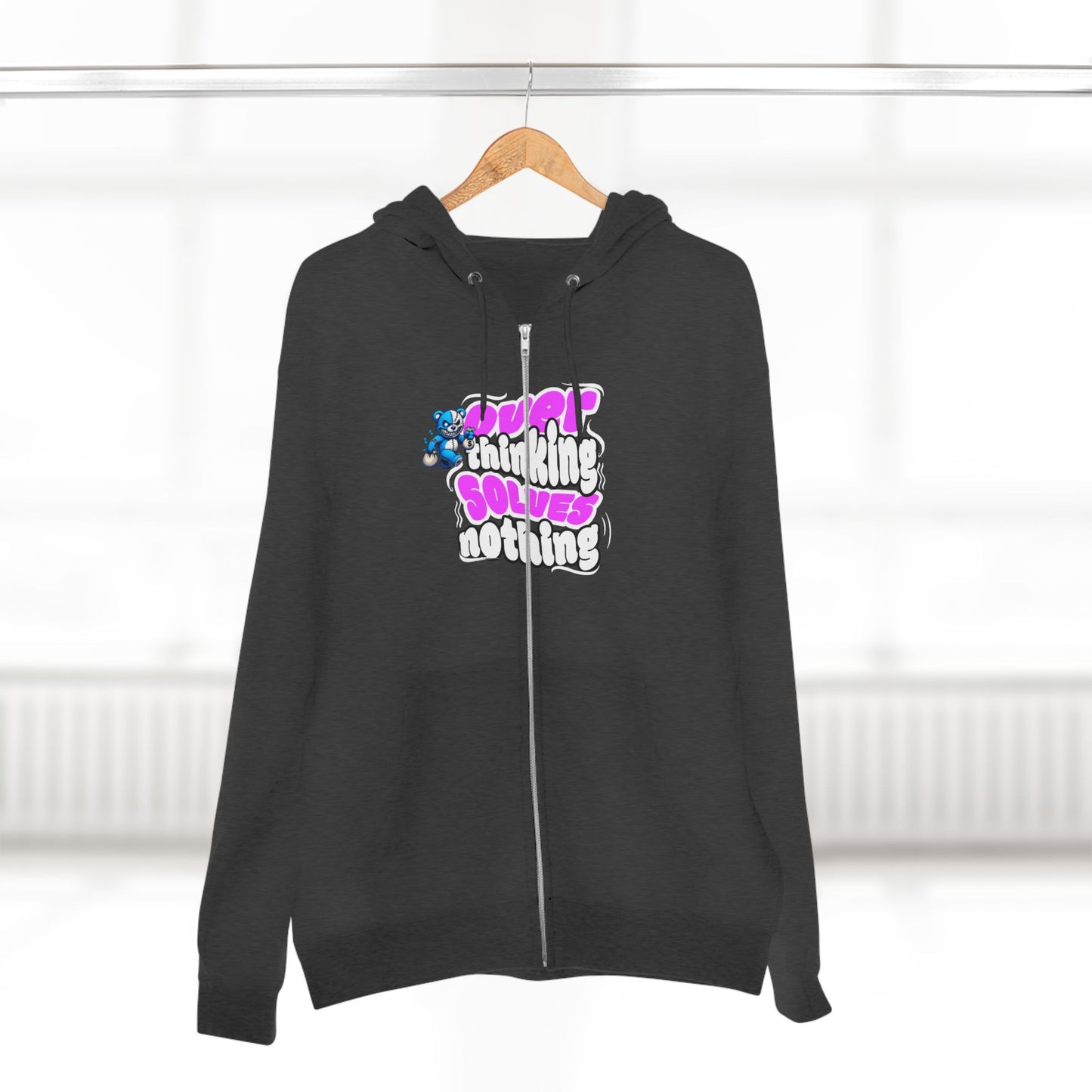 Unisex Zip Hoodie with Fun Typography, Casual Wear, Gift for Friends, Cozy Layer for All Occasions, Perfect for Relaxing, Birthday or [...]