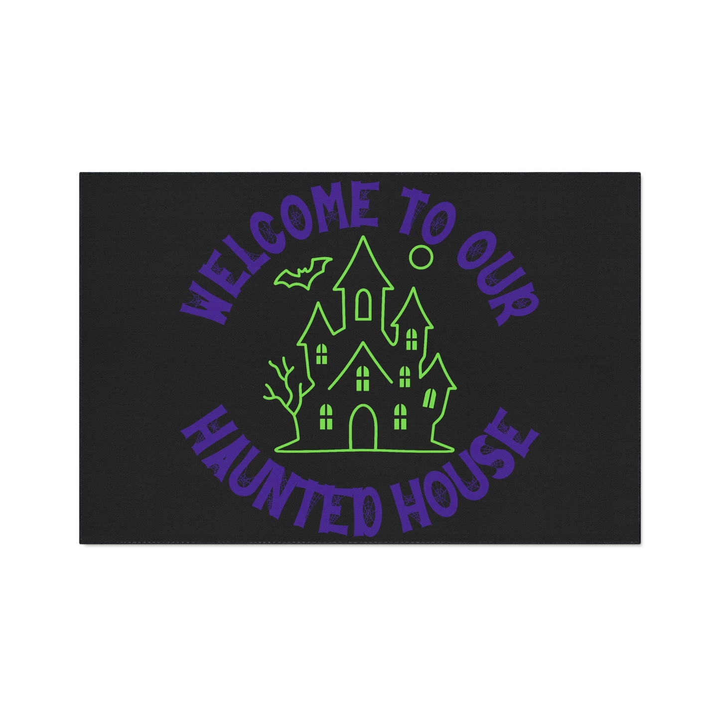 Spooky Halloween Floor Mat, Welcome to Our Haunted House Entryway Rug, Holiday Decor, Seasonal Home Decoration, Halloween Gift Idea, [...]