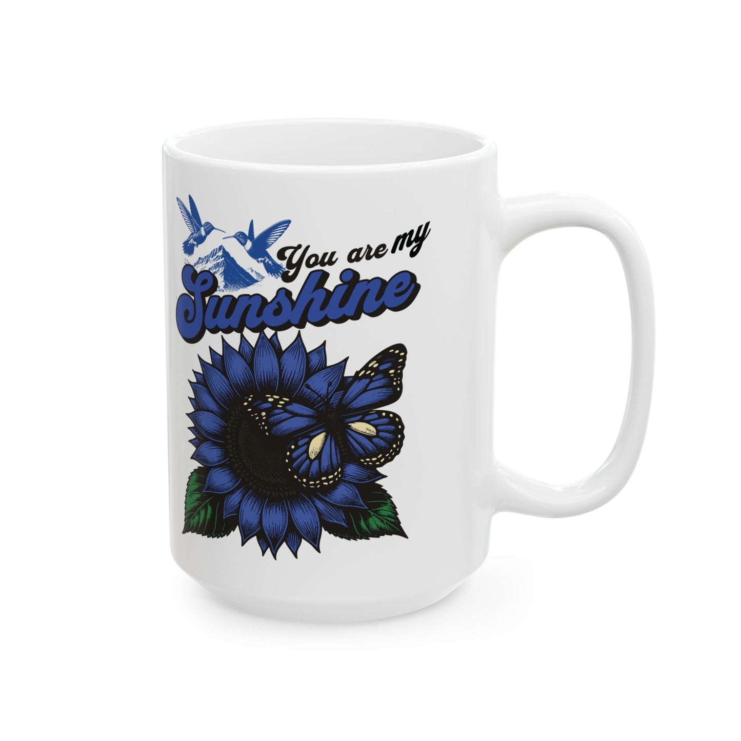 Blue Sunshine Ceramic Mug
