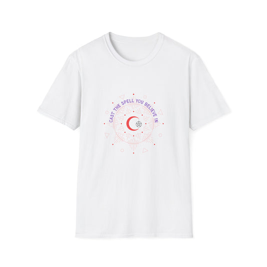 Magical Moon Phase T-Shirt | Unisex Softstyle Tee, Astrology Gift, Spiritual Apparel, Celestial Shirt, Empowering Gift for Her