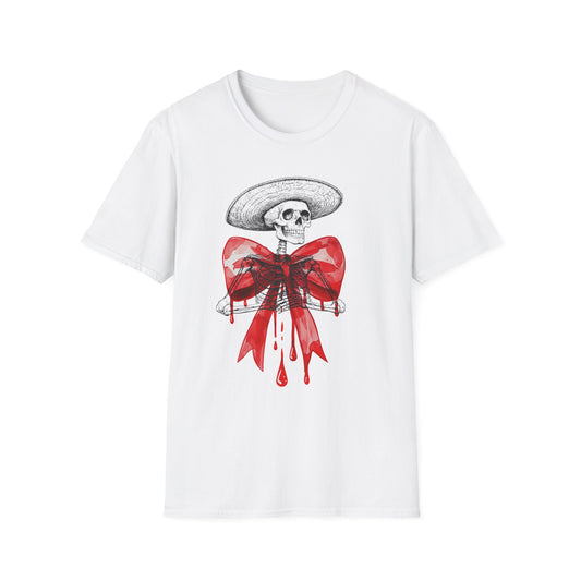Bloody Skeleton, Unisex soft style T-Shirt