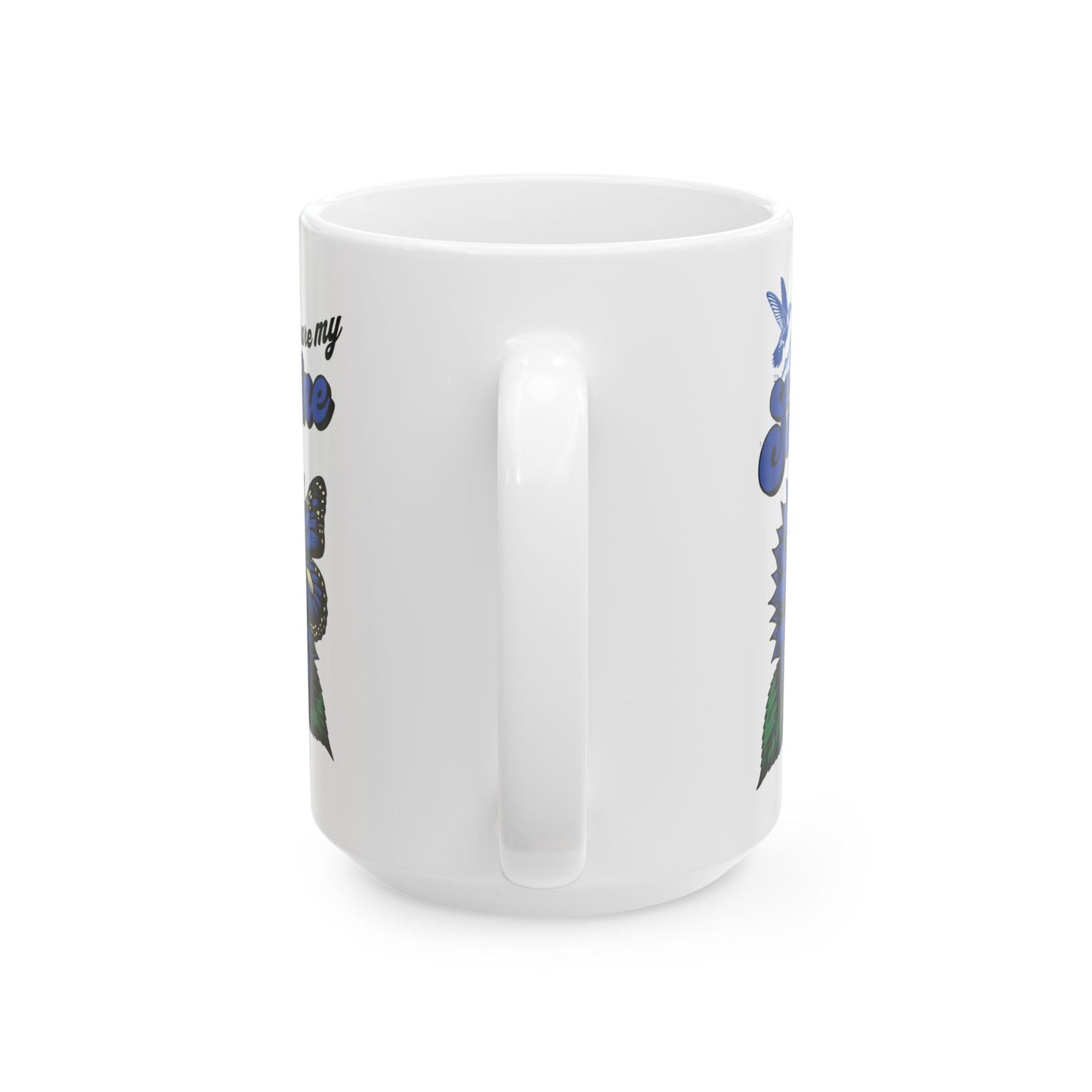 Blue Sunshine Ceramic Mug