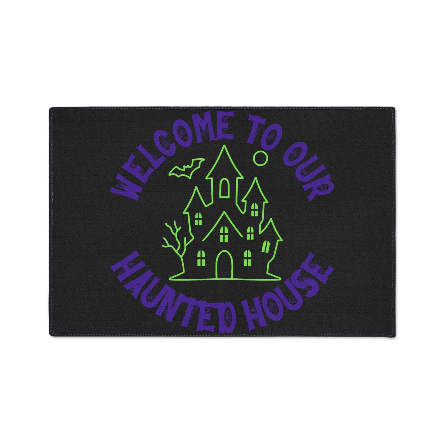 Spooky Halloween Floor Mat, Welcome to Our Haunted House Entryway Rug, Holiday Decor, Seasonal Home Decoration, Halloween Gift Idea, [...]