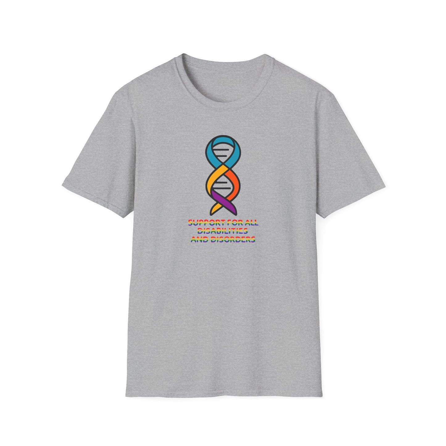 Support for All Disabilities T-Shirt - Unisex Softstyle Tee