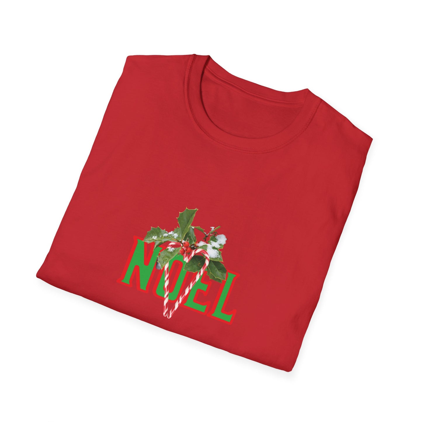 Noel Christmas T-Shirt — Festive Green & Red Holiday Graphic