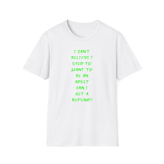 Funny Adulting Quote T-Shirt, Unisex Tee, Gift for Millennials, Casual Wear, Humor Shirt, Birthday Gift Idea, Everyday Wear