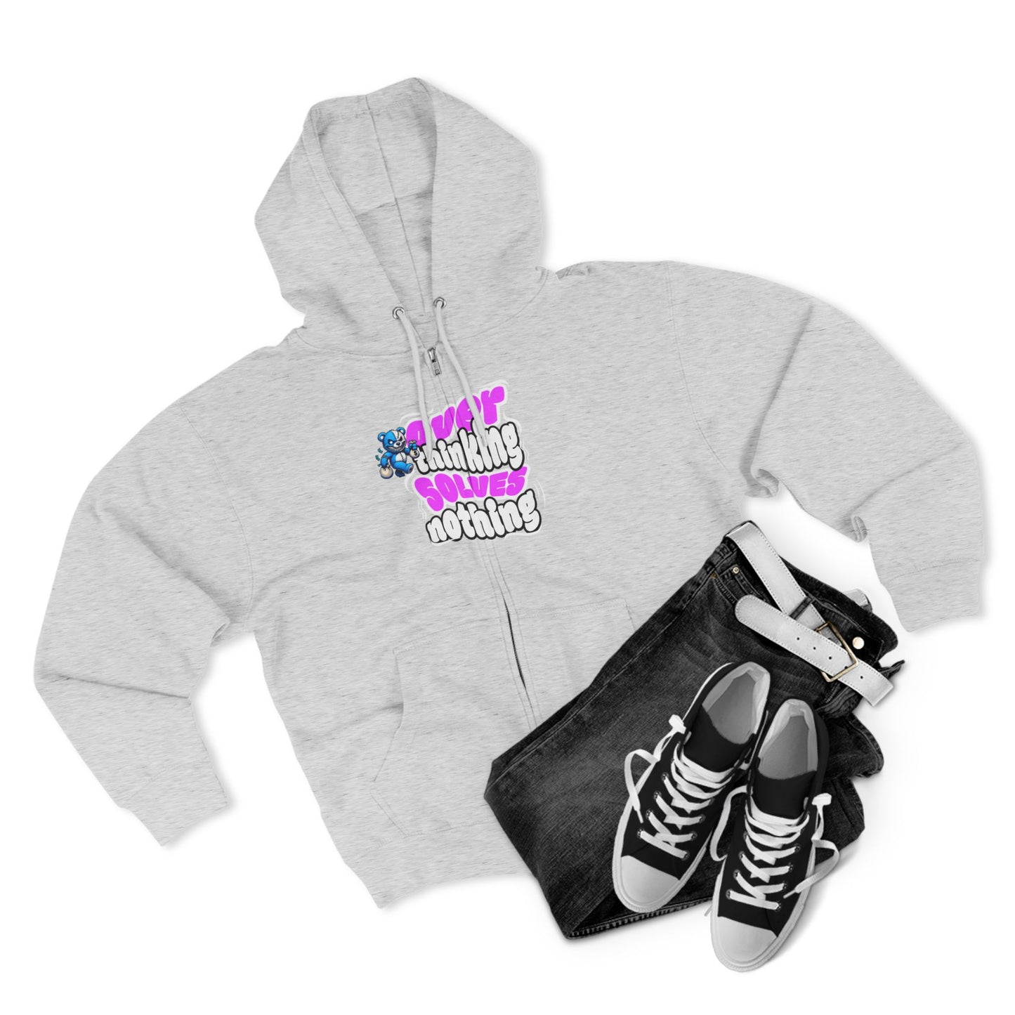 Unisex Zip Hoodie with Fun Typography, Casual Wear, Gift for Friends, Cozy Layer for All Occasions, Perfect for Relaxing, Birthday or [...]
