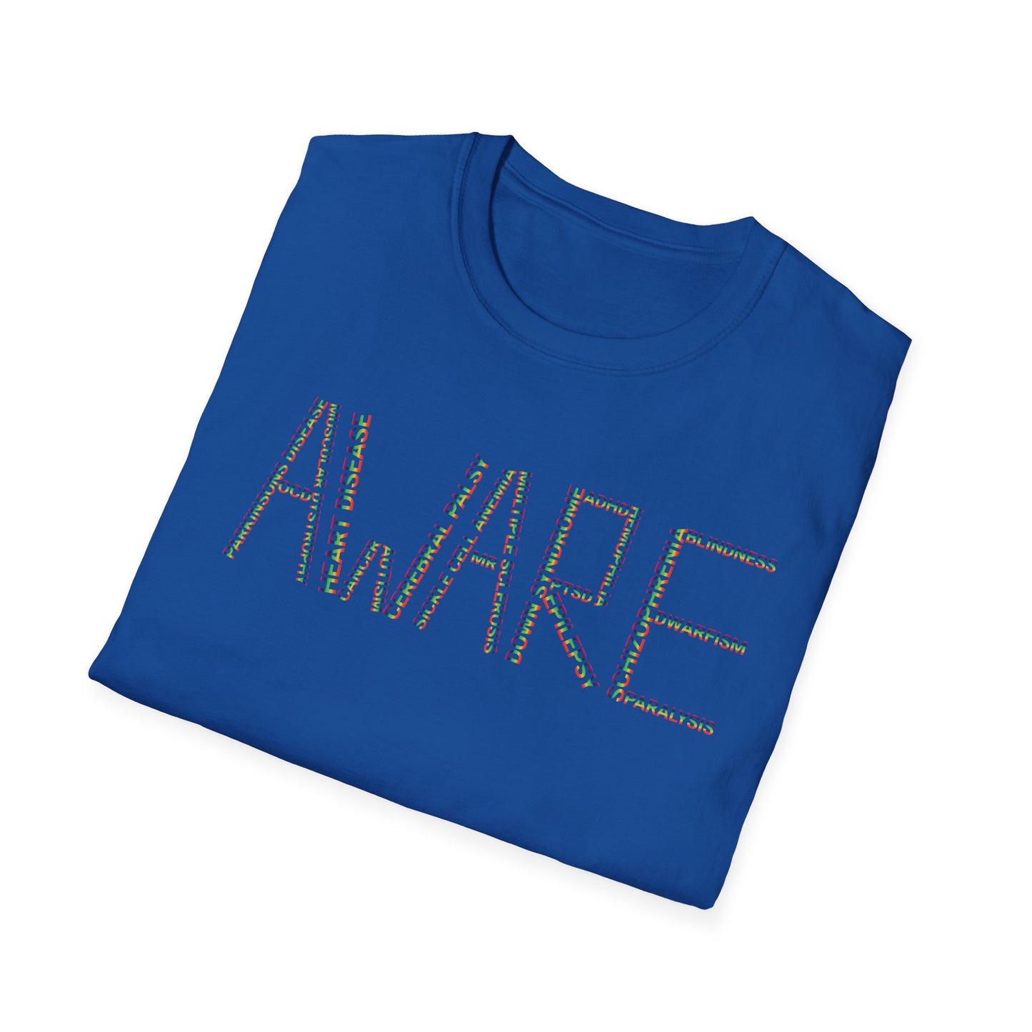 Awareness Unisex Softstyle T-Shirt - Comfortable and Stylish Statement Tee