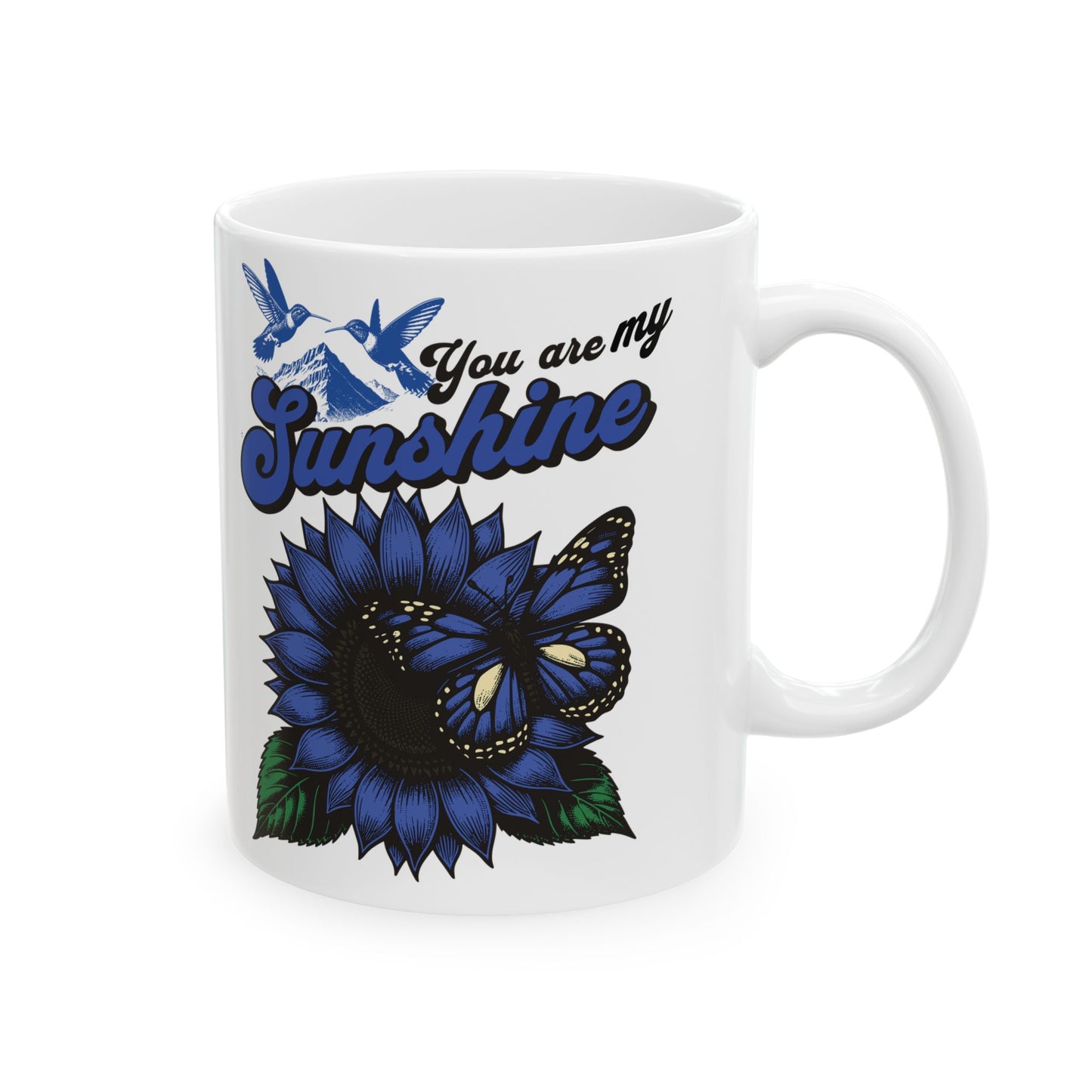 Blue Sunshine Ceramic Mug