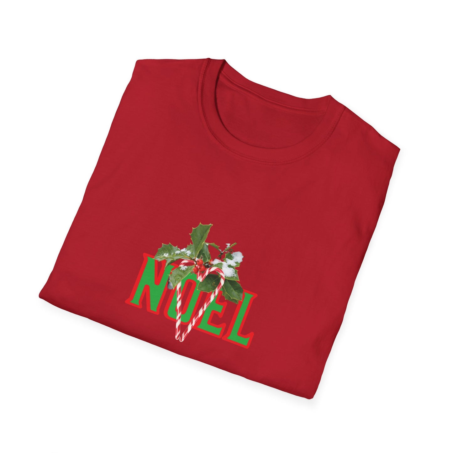 Noel Christmas T-Shirt — Festive Green & Red Holiday Graphic