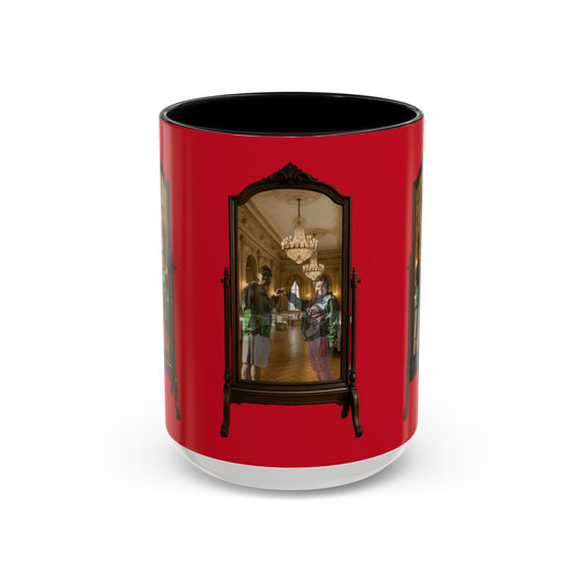 Elegant Vintage Accent Coffee Mug - Perfect for Home Decor, Gift for Coffee Lovers, Ideal for Holidays, Kitchen Accessories