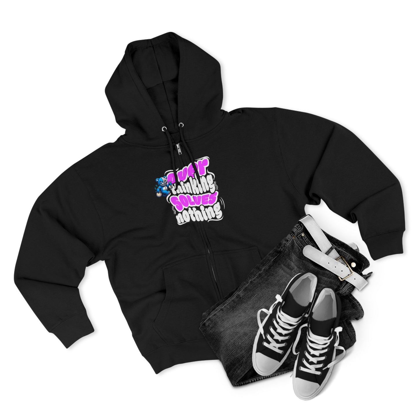 Unisex Zip Hoodie with Fun Typography, Casual Wear, Gift for Friends, Cozy Layer for All Occasions, Perfect for Relaxing, Birthday or [...]