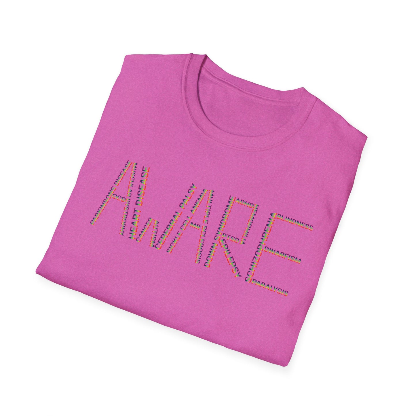 Awareness Unisex Softstyle T-Shirt - Comfortable and Stylish Statement Tee