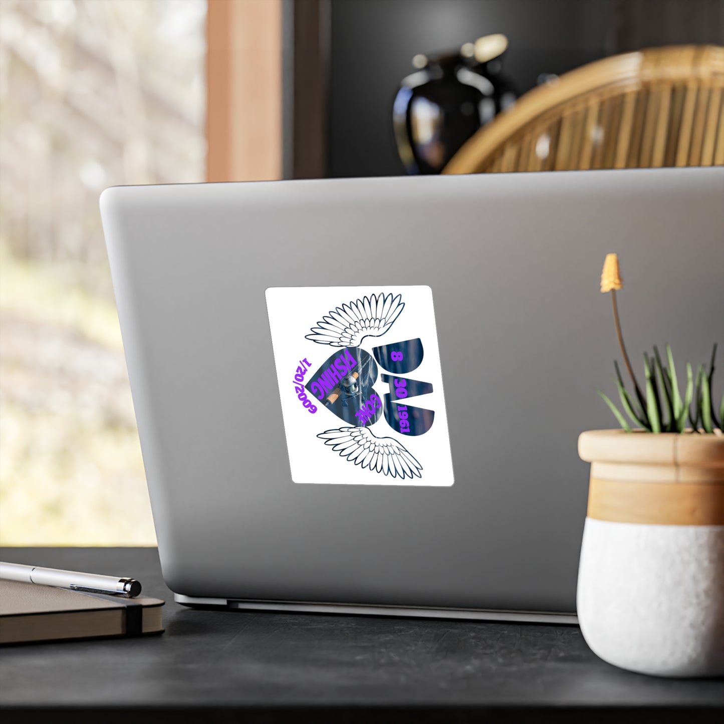 Fishing Kiss-Cut Vinyl Decals | Unique Car Stickers, Wall Art