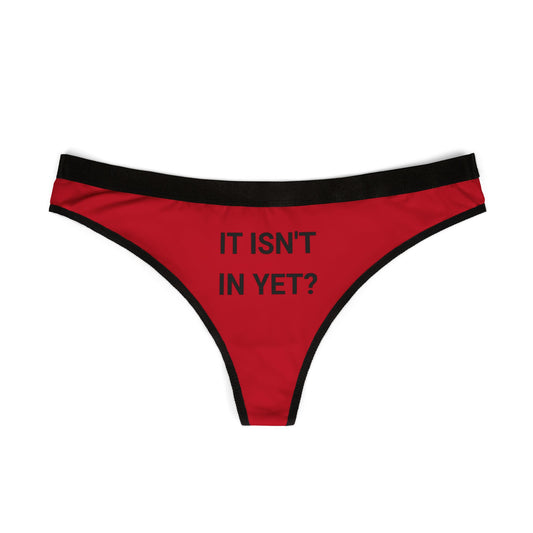 Women's Thongs with Playful Text, Cheeky Lingerie, Fun Underwear, Gifts for Her, Date Night Essentials, Sexy Fashion