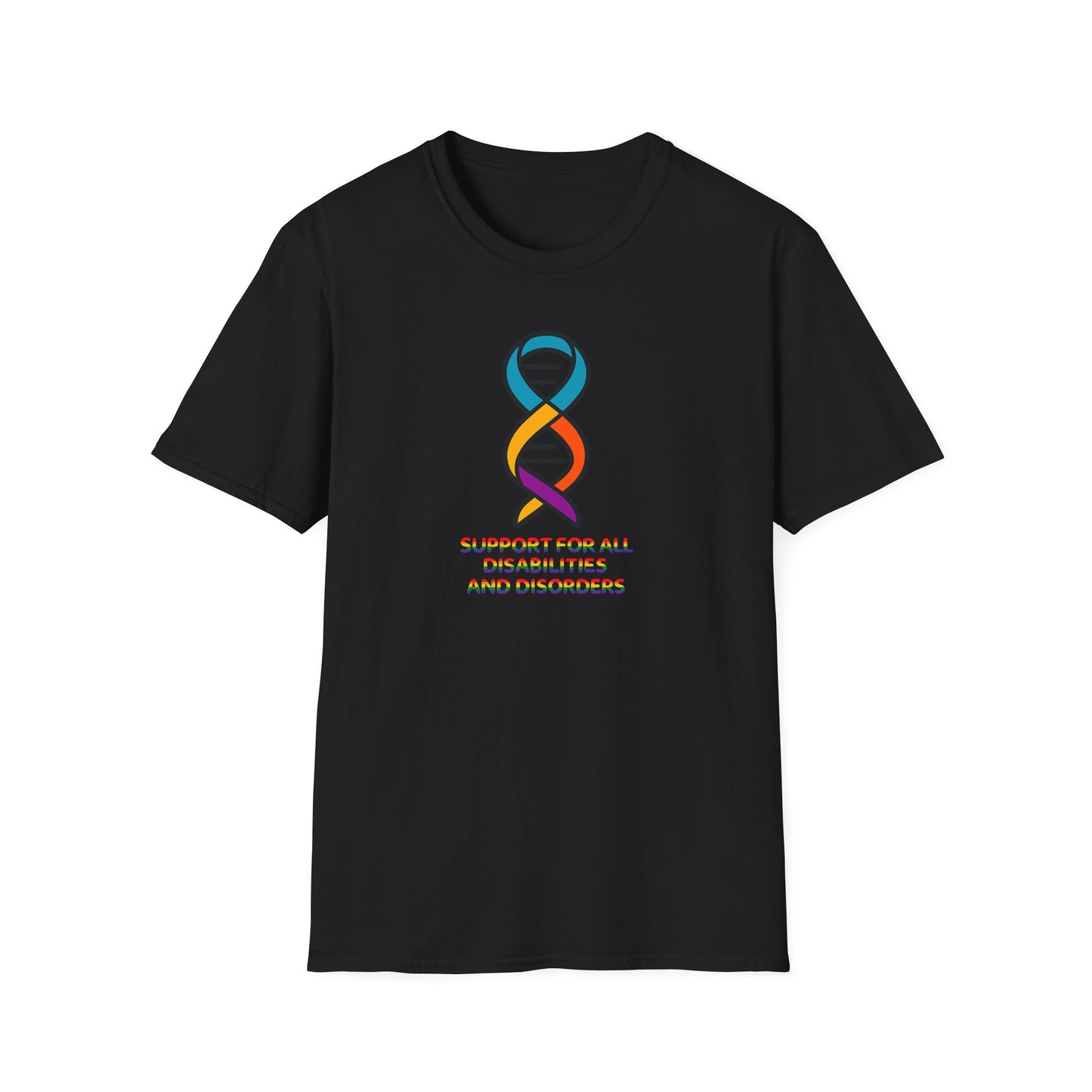 Support for All Disabilities T-Shirt - Unisex Softstyle Tee