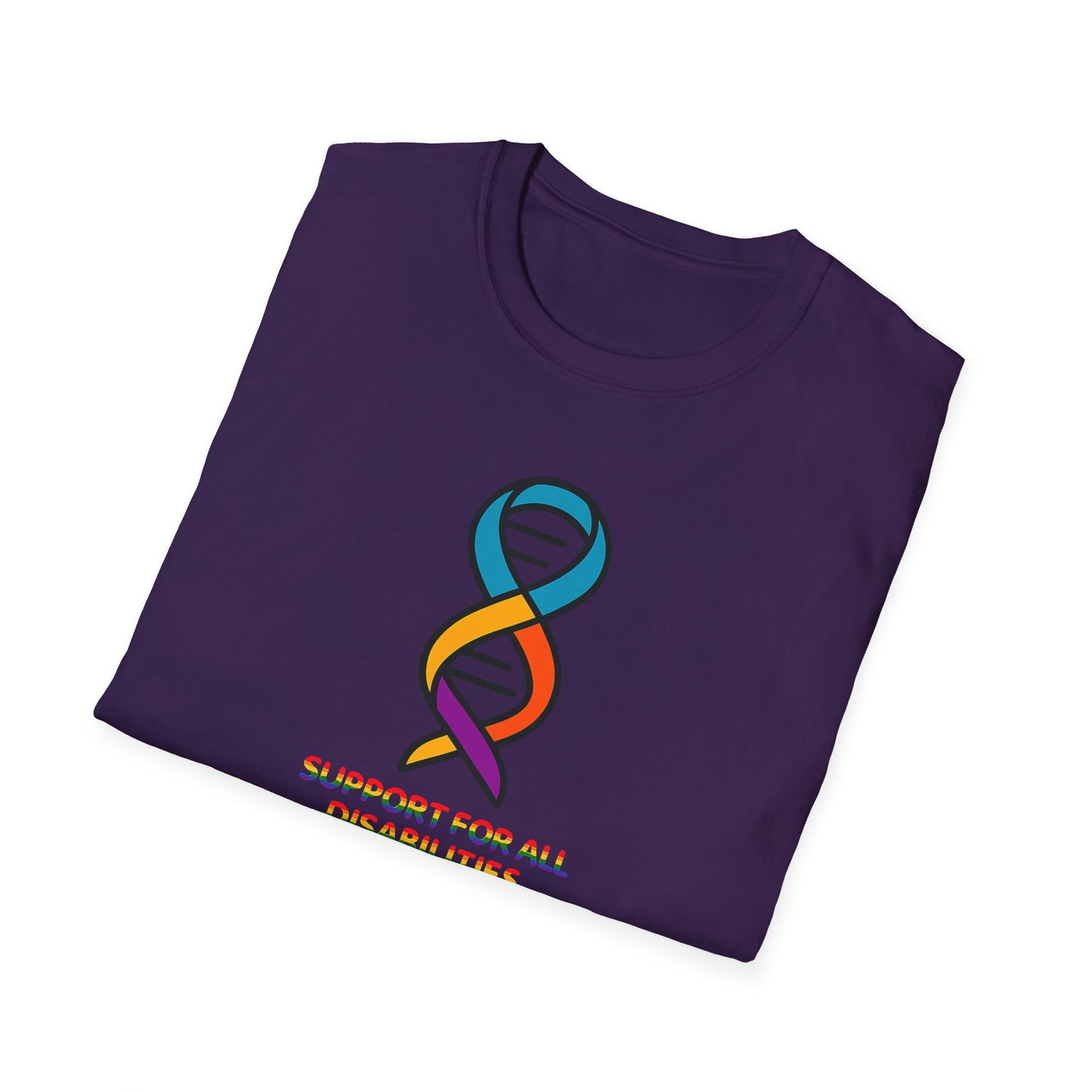 Support for All Disabilities T-Shirt - Unisex Softstyle Tee