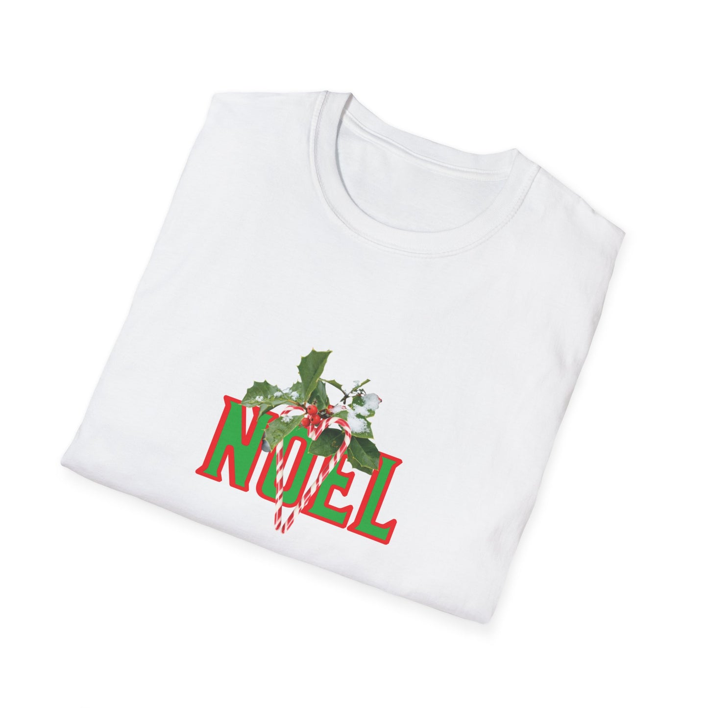 Noel Christmas T-Shirt — Festive Green & Red Holiday Graphic