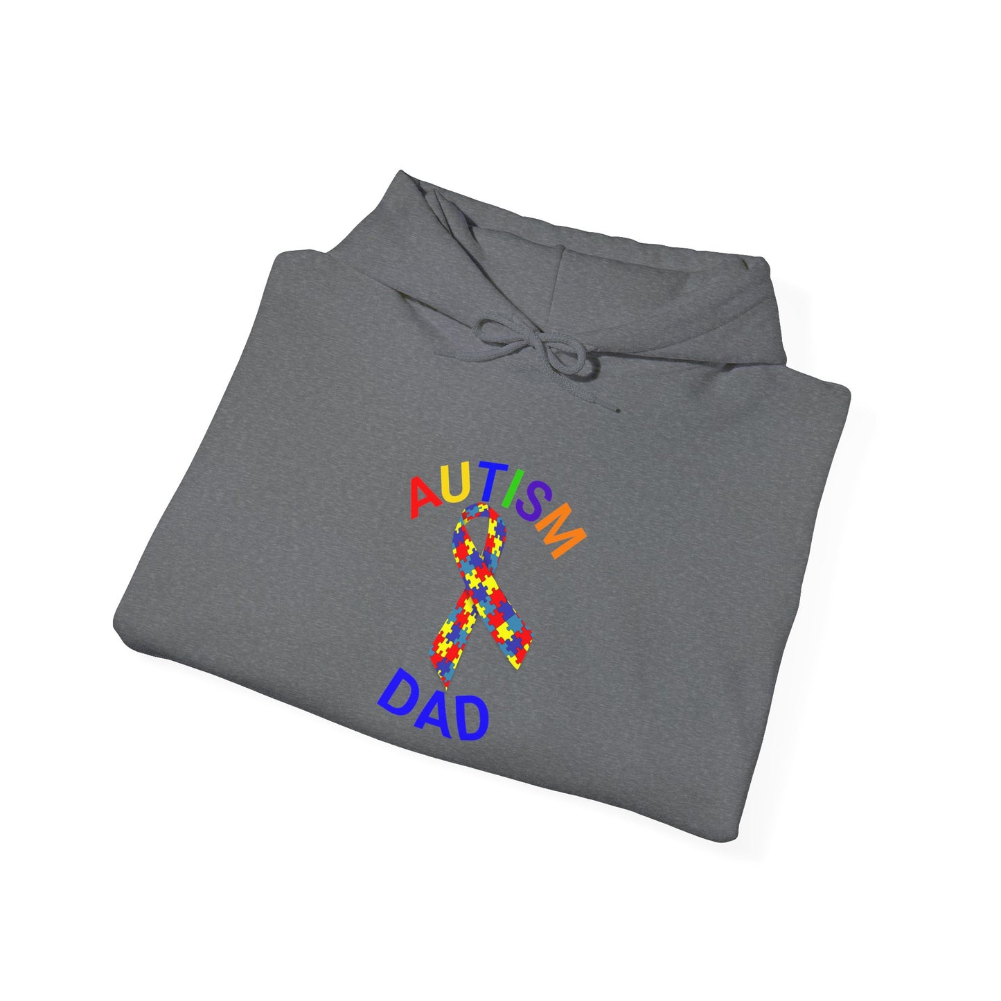 Autism Dad Inspirational Hoodie | Unisex Heavy Blend Sweatshirt for Fathers | Perfect Gift for Dad | Awareness Apparel