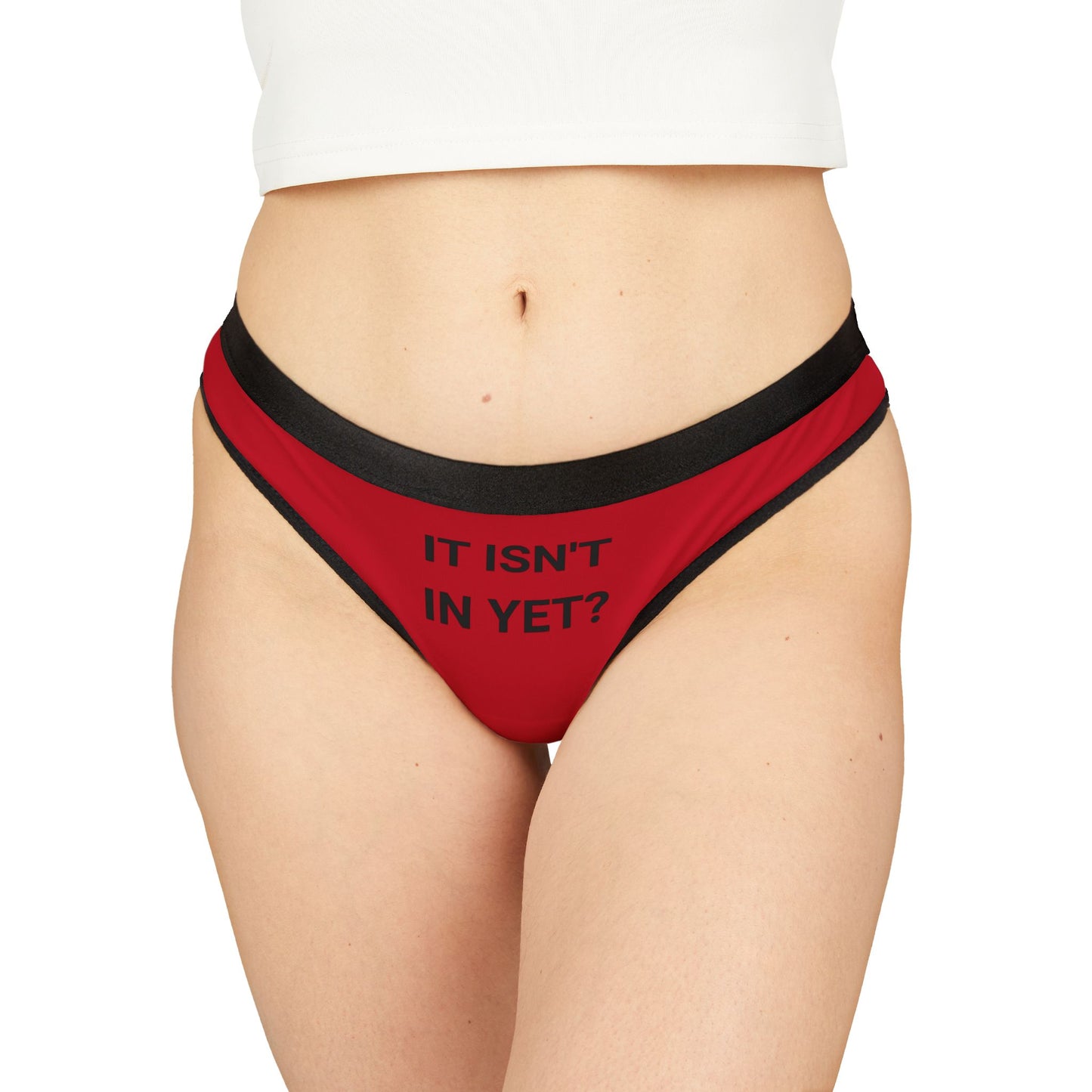 Women's Thongs with Playful Text, Cheeky Lingerie, Fun Underwear, Gifts for Her, Date Night Essentials, Sexy Fashion
