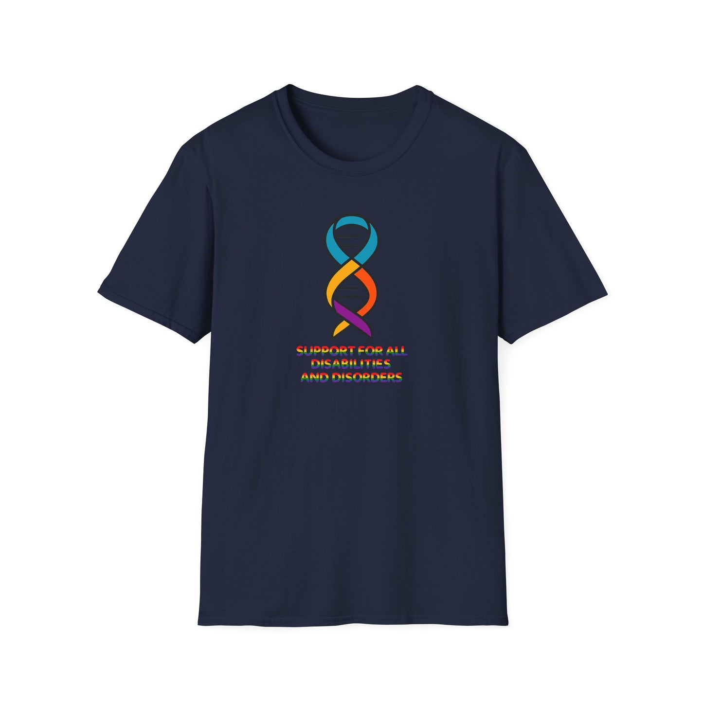 Support for All Disabilities T-Shirt - Unisex Softstyle Tee